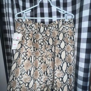 Snake Print Women's Shorts